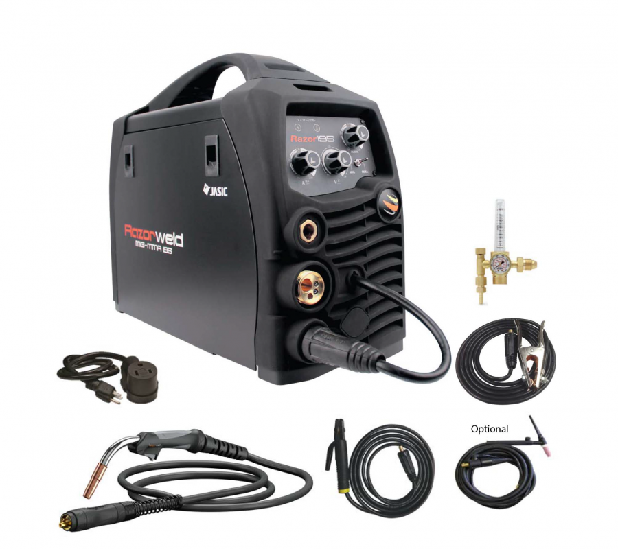[KUMJRR195T] 195A MIG/TIG/STICK c/w TIG TORCH